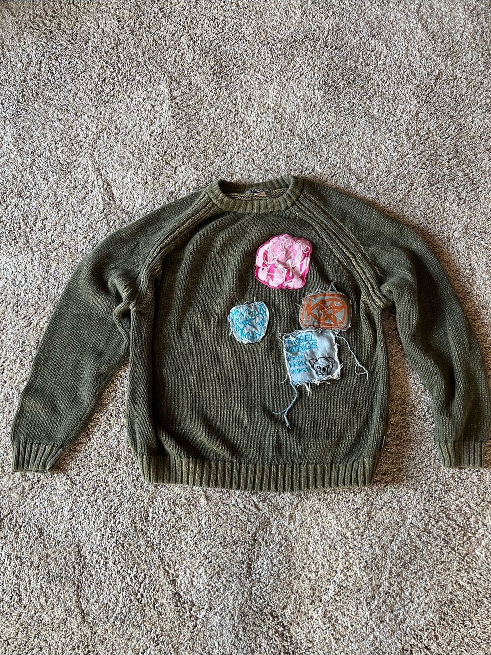 Artist Made Cable Knit Sweater